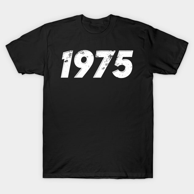 1975  - Vintage Grunge Effect T-Shirt by j.adevelyn